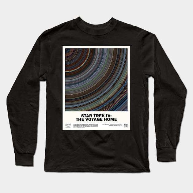 minimal_Star T.rek IV - The Voyage Home Abstract Circular Art Movie Long Sleeve T-Shirt by silver-light